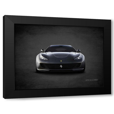 Ferrari GTC4 Lusso Black Modern Wood Framed Art Print with Double Matting by Rogan, Mark