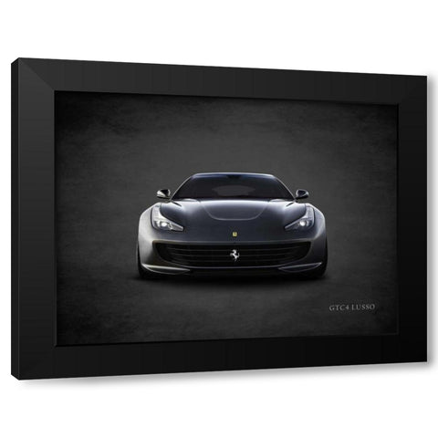 Ferrari GTC4 Lusso Black Modern Wood Framed Art Print by Rogan, Mark