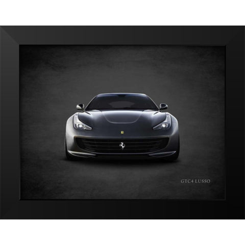 Ferrari GTC4 Lusso Black Modern Wood Framed Art Print by Rogan, Mark