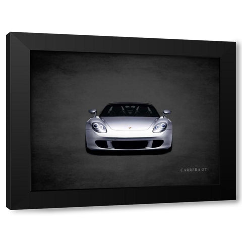 Porsche Carrera GT Black Modern Wood Framed Art Print by Rogan, Mark