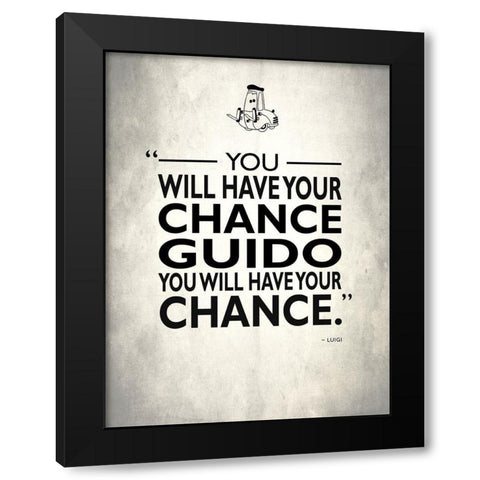 Cars You Will Have Chance Black Modern Wood Framed Art Print with Double Matting by Rogan, Mark
