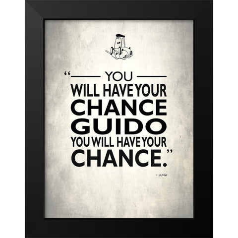 Cars You Will Have Chance Black Modern Wood Framed Art Print by Rogan, Mark