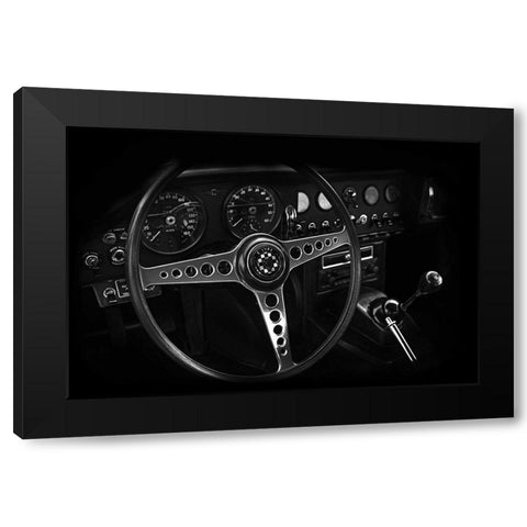Int Jaguar EType Photo4 Black Modern Wood Framed Art Print with Double Matting by Rogan, Mark