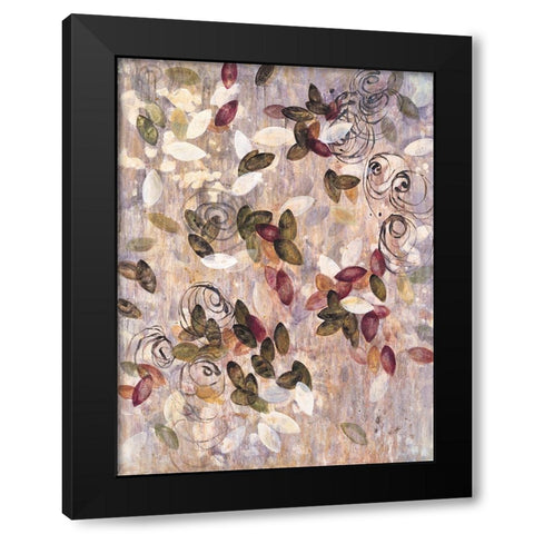 Reflections II Black Modern Wood Framed Art Print with Double Matting by Templeton, Richard