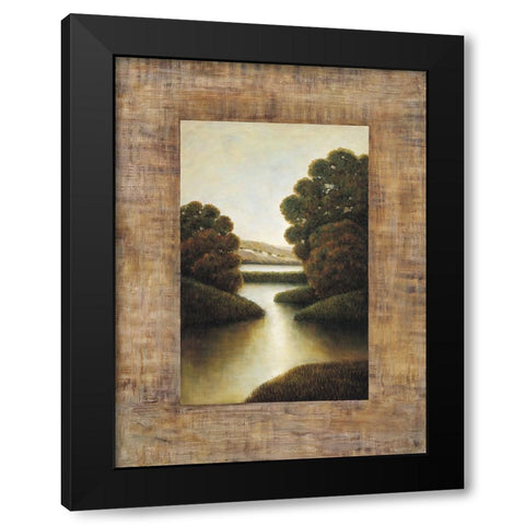 Morning light I Black Modern Wood Framed Art Print by Blanco, Samuel