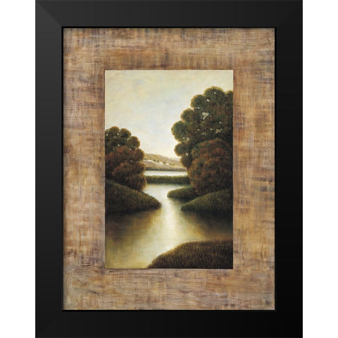 Morning light I Black Modern Wood Framed Art Print by Blanco, Samuel