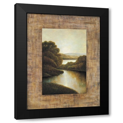 Morning light II Black Modern Wood Framed Art Print by Blanco, Samuel