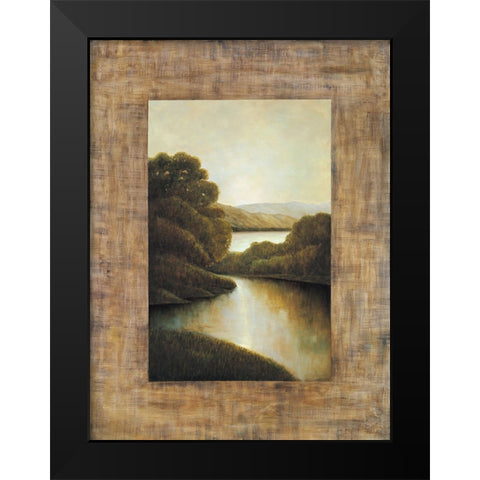 Morning light II Black Modern Wood Framed Art Print by Blanco, Samuel