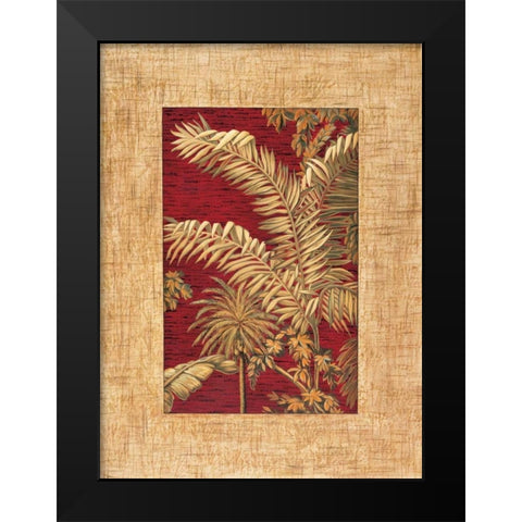 Tropical I Black Modern Wood Framed Art Print by Blanco, Samuel