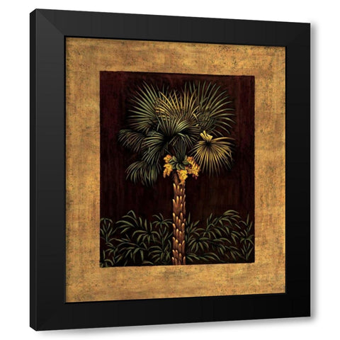 Tropical Paradise I Black Modern Wood Framed Art Print with Double Matting by Blanco, Samuel