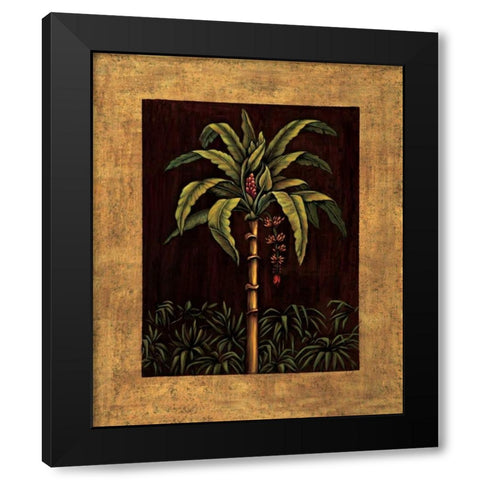 Tropical Paradise II Black Modern Wood Framed Art Print with Double Matting by Blanco, Samuel