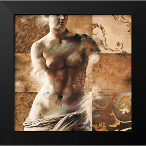 Venus de Milo Black Modern Wood Framed Art Print by Bellaunay, Sylvie