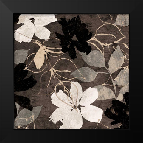 Fleurs IV Black Modern Wood Framed Art Print by Cailler, Sylvie