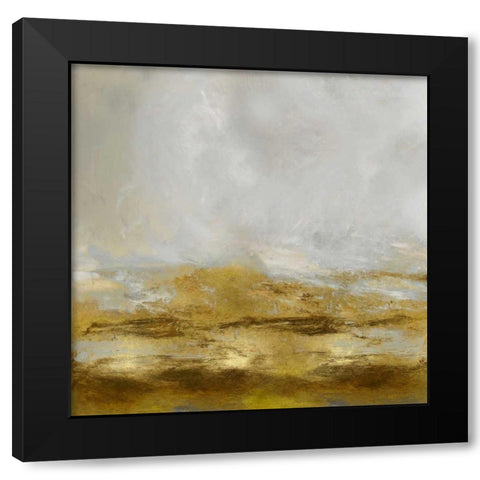 Golden Terra Black Modern Wood Framed Art Print with Double Matting by Messina, Jake