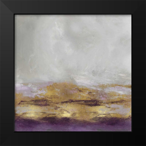 Terra in Amethyst Black Modern Wood Framed Art Print by Messina, Jake