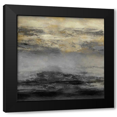 Terra Midnight Black Modern Wood Framed Art Print by Messina, Jake