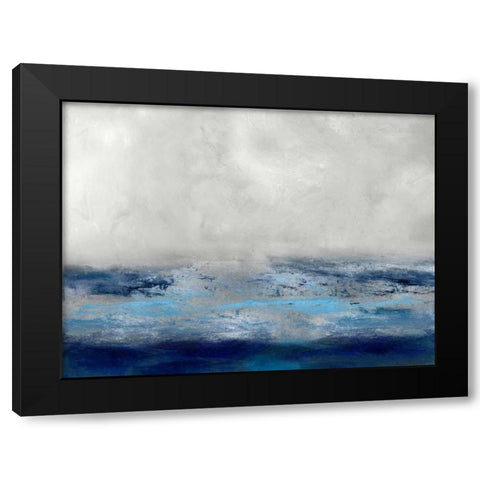 Terra Rising Black Modern Wood Framed Art Print by Messina, Jake