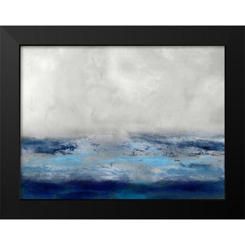 Terra Rising Black Modern Wood Framed Art Print by Messina, Jake