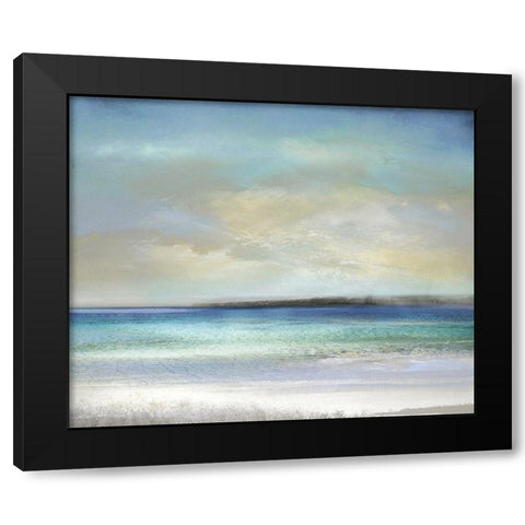 At the Shore Black Modern Wood Framed Art Print with Double Matting by Messina, Jake