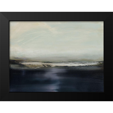 Land and Sky I Black Modern Wood Framed Art Print by Messina, Jake