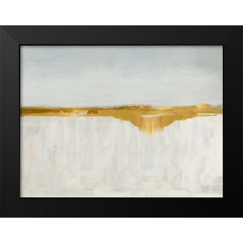 Gold Horizon II Black Modern Wood Framed Art Print by Messina, Jake