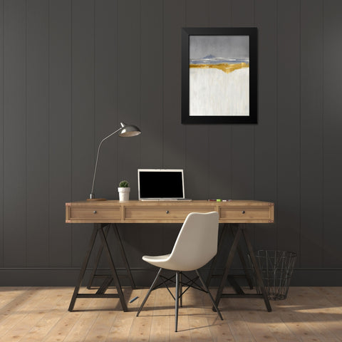 Gold and Silver II Black Modern Wood Framed Art Print by Messina, Jake