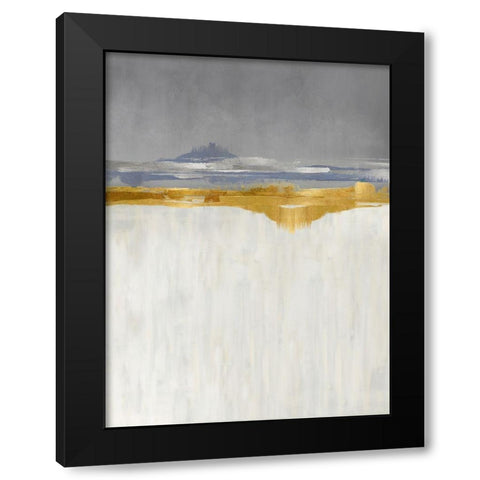 Gold and Silver II Black Modern Wood Framed Art Print by Messina, Jake