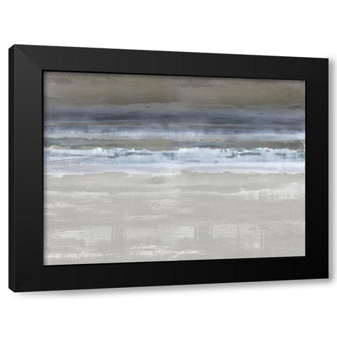 Midnight Movement Black Modern Wood Framed Art Print by Messina, Jake