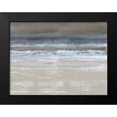 Midnight Movement Black Modern Wood Framed Art Print by Messina, Jake