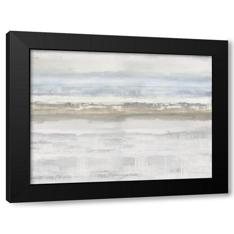 Sublte Movement Black Modern Wood Framed Art Print by Messina, Jake
