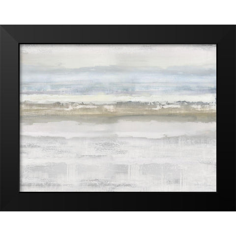 Sublte Movement Black Modern Wood Framed Art Print by Messina, Jake