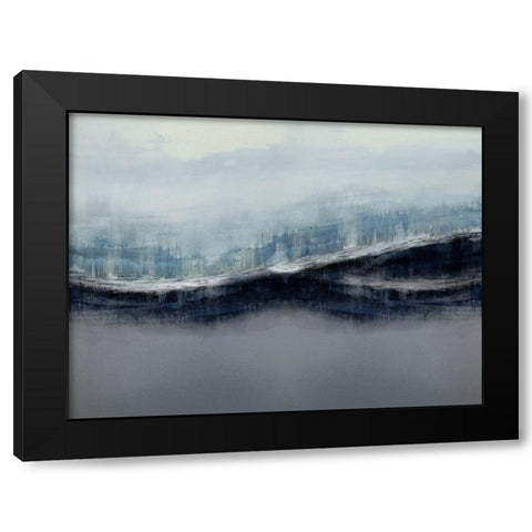 Ascending Gray Black Modern Wood Framed Art Print with Double Matting by Messina, Jake