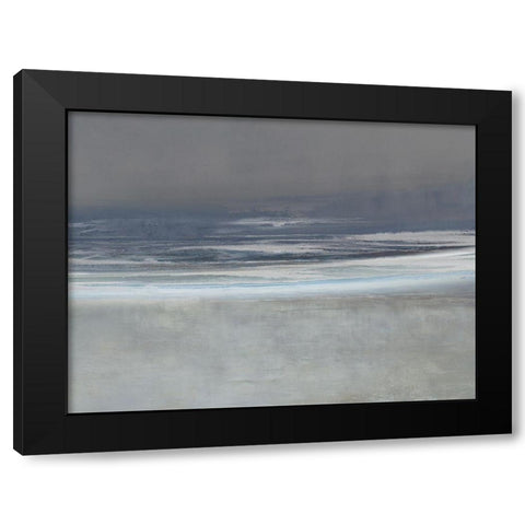 View at Dusk Black Modern Wood Framed Art Print with Double Matting by Messina, Jake
