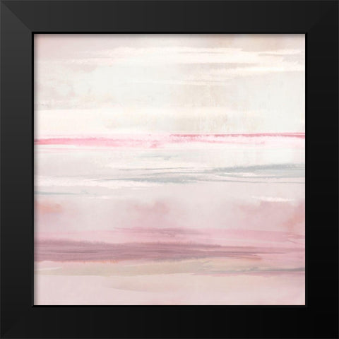 Blush Perspective I Black Modern Wood Framed Art Print by Messina, Jake