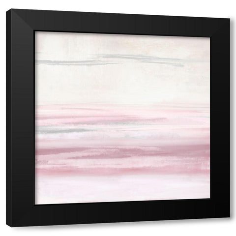 Blush Perspective II Black Modern Wood Framed Art Print with Double Matting by Messina, Jake