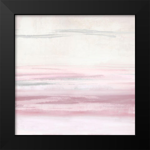 Blush Perspective II Black Modern Wood Framed Art Print by Messina, Jake