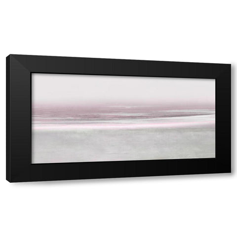 Blush Reflection Black Modern Wood Framed Art Print by Messina, Jake