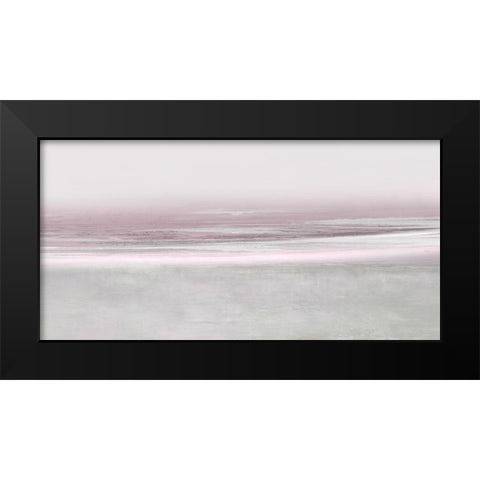 Blush Reflection Black Modern Wood Framed Art Print by Messina, Jake