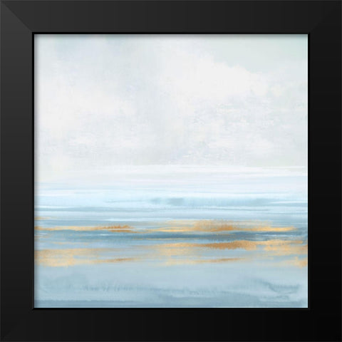 Sky Blue Reflection I Black Modern Wood Framed Art Print by Messina, Jake