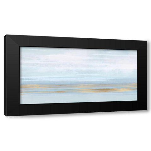 Sky Blue Perspective Black Modern Wood Framed Art Print by Messina, Jake