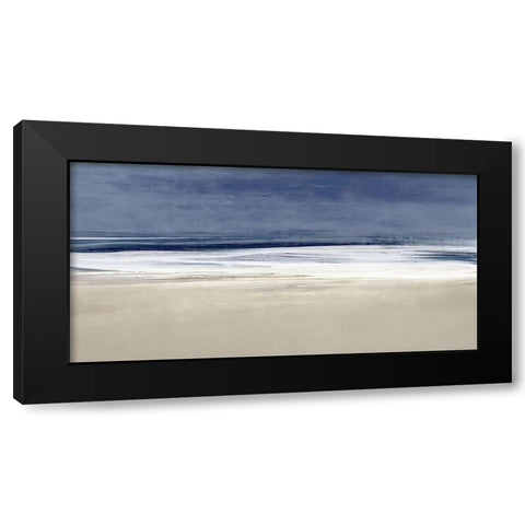 Midnight Perspective Black Modern Wood Framed Art Print by Messina, Jake