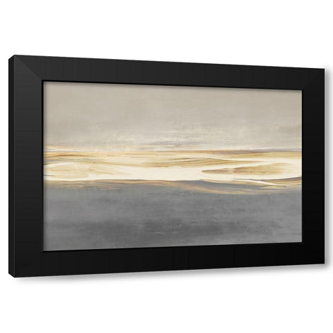 Glow on the Horizon Black Modern Wood Framed Art Print with Double Matting by Messina, Jake