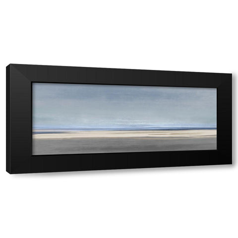 Blue Light Black Modern Wood Framed Art Print by Messina, Jake