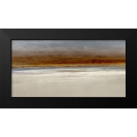 Evening Glow Black Modern Wood Framed Art Print by Messina, Jake