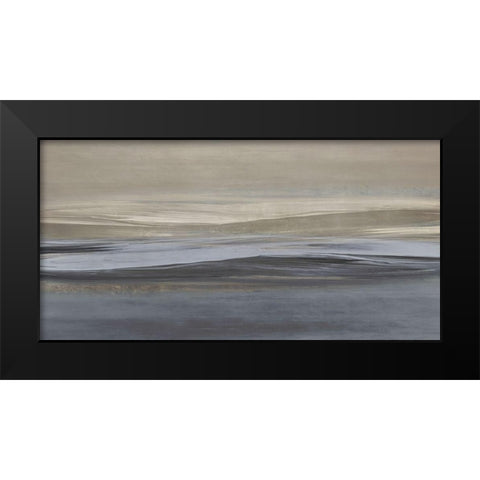Aura Black Modern Wood Framed Art Print by Messina, Jake
