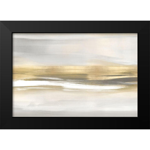 Highlight Gold I Black Modern Wood Framed Art Print by Messina, Jake