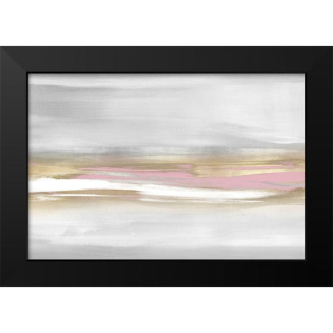 Highlight Pink Blush I Black Modern Wood Framed Art Print by Messina, Jake