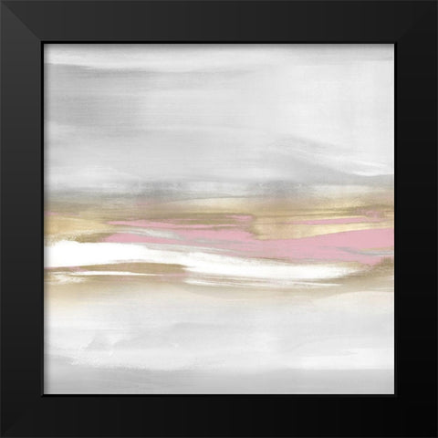 Highlight Pink Blush II Black Modern Wood Framed Art Print by Messina, Jake