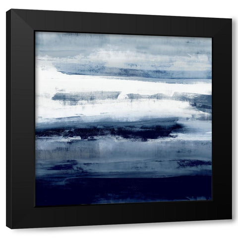 Indigo Passage II Black Modern Wood Framed Art Print by Messina, Jake