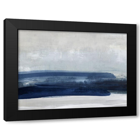 Blue View I Black Modern Wood Framed Art Print by Messina, Jake